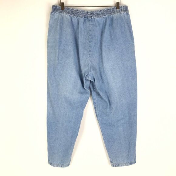 Vintage Lady Blair High Waisted Denim Mom Jeans Women's Plus Size 18PT - Picture 2 of 11